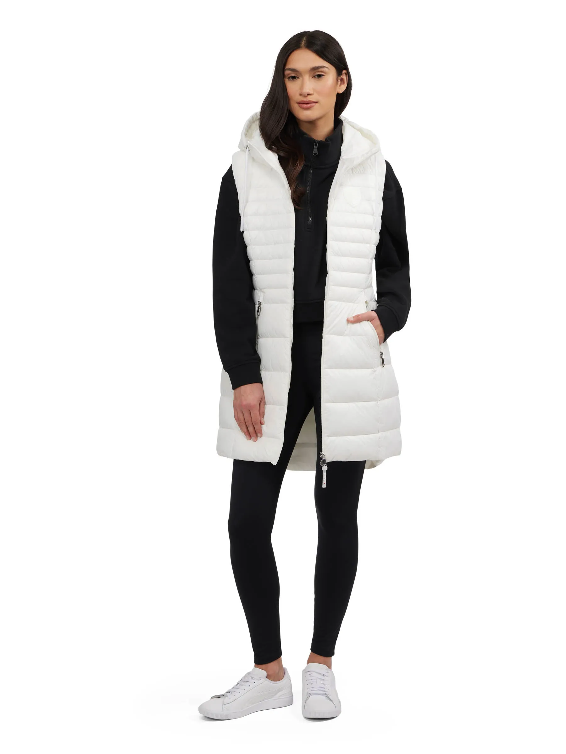 Keiko Women's Mid-Length Puffer Vest