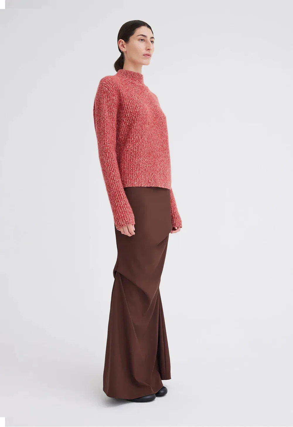 Lanny Cashmere Sweater in Volcanic / Burbank / Ice Cream