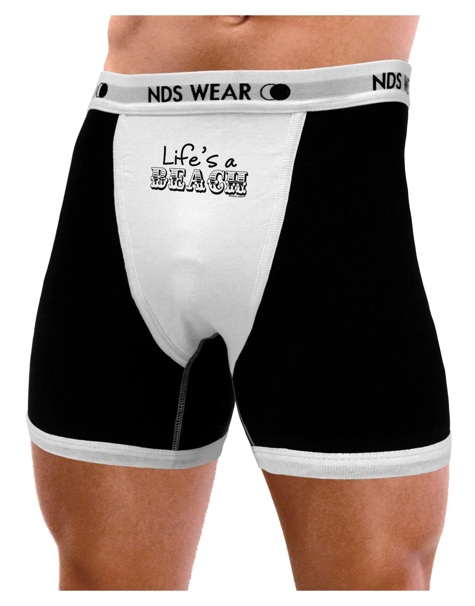 Lifes a Beach Mens Boxer Brief Underwear by TooLoud