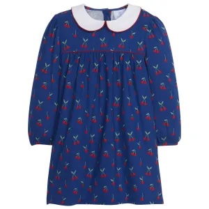 Little English Evelyn Dress Cherries Print 5109