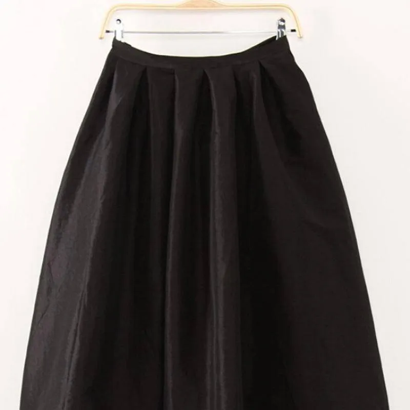 Maxi Long Skirt Floor Length Ladies High Waisted Skirts  (US 4-20W)