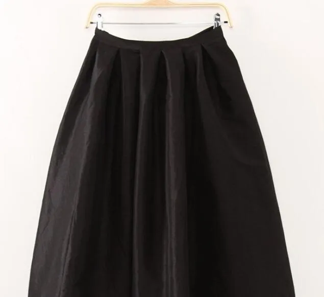 Maxi Long Skirt Floor Length Ladies High Waisted Skirts  (US 4-20W)