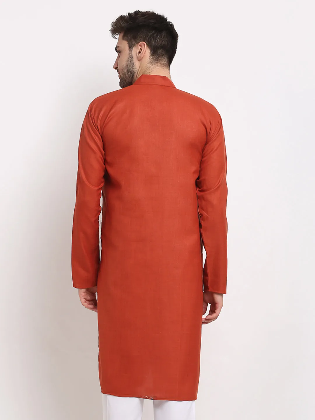 Men'S Solid Cotton Kurtas