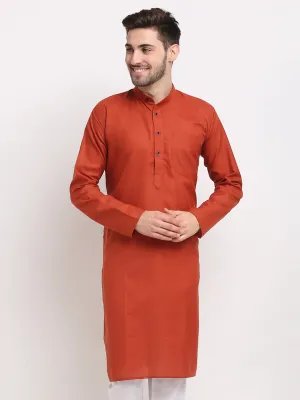 Men'S Solid Cotton Kurtas