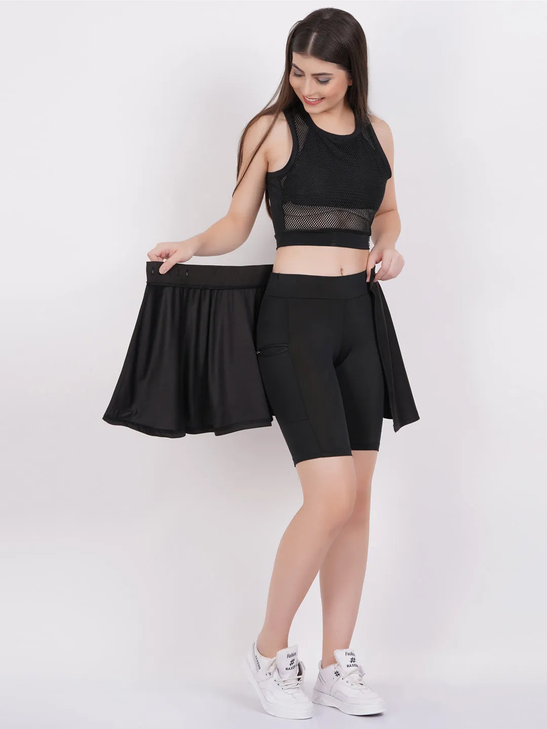 Mid-Rise Skirt for Women - Wrap Skirts