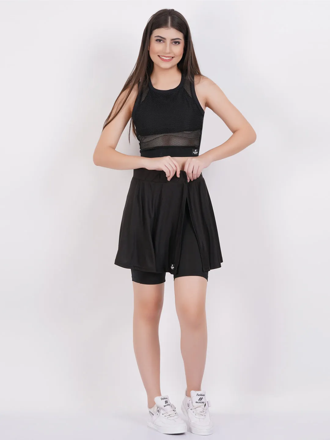 Mid-Rise Skirt for Women - Wrap Skirts