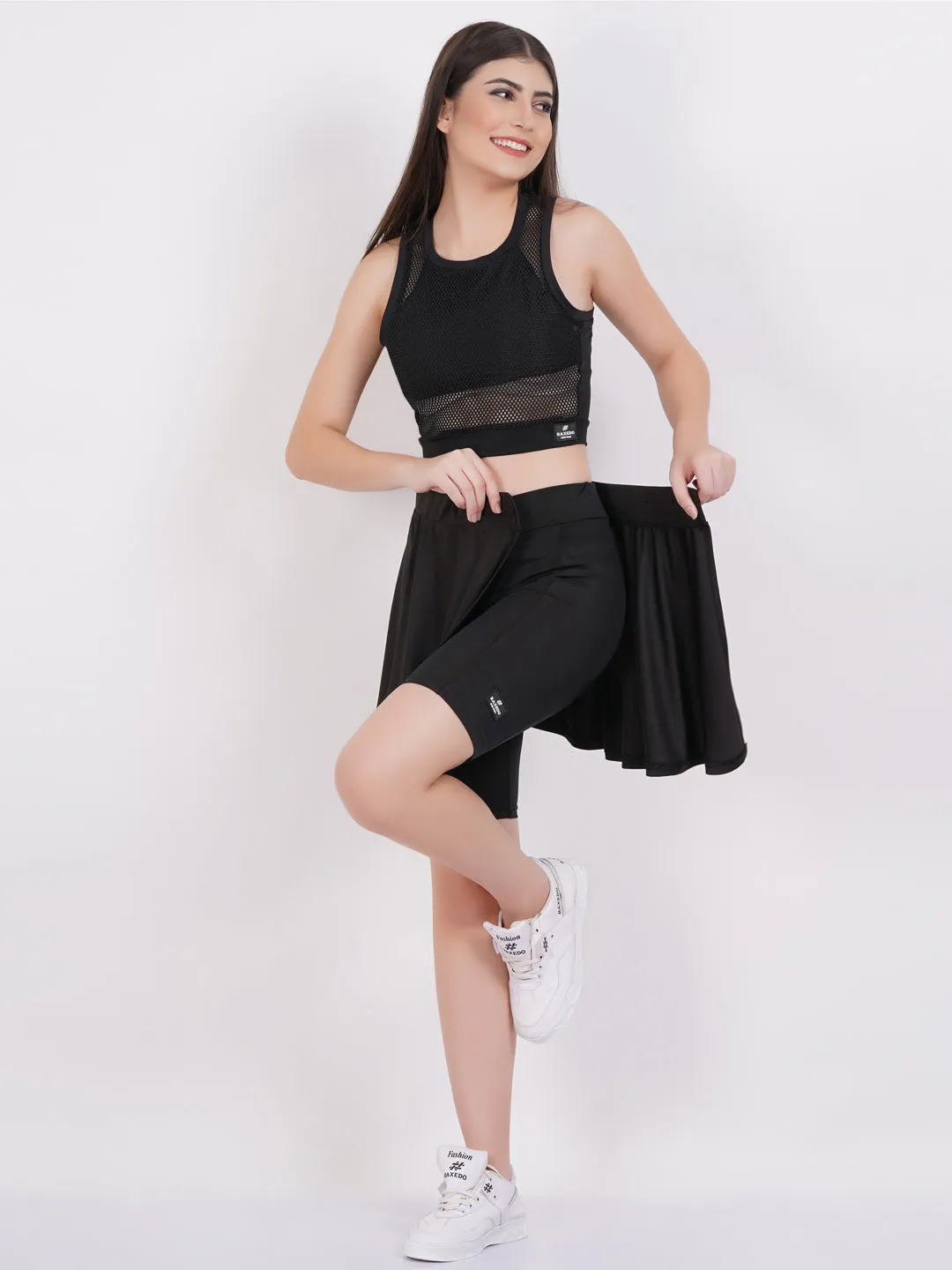 Mid-Rise Skirt for Women - Wrap Skirts