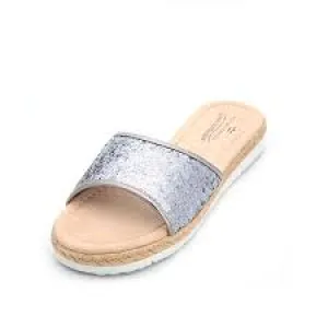 Morgan Taylor Roseanne Pewter Womens Sandals