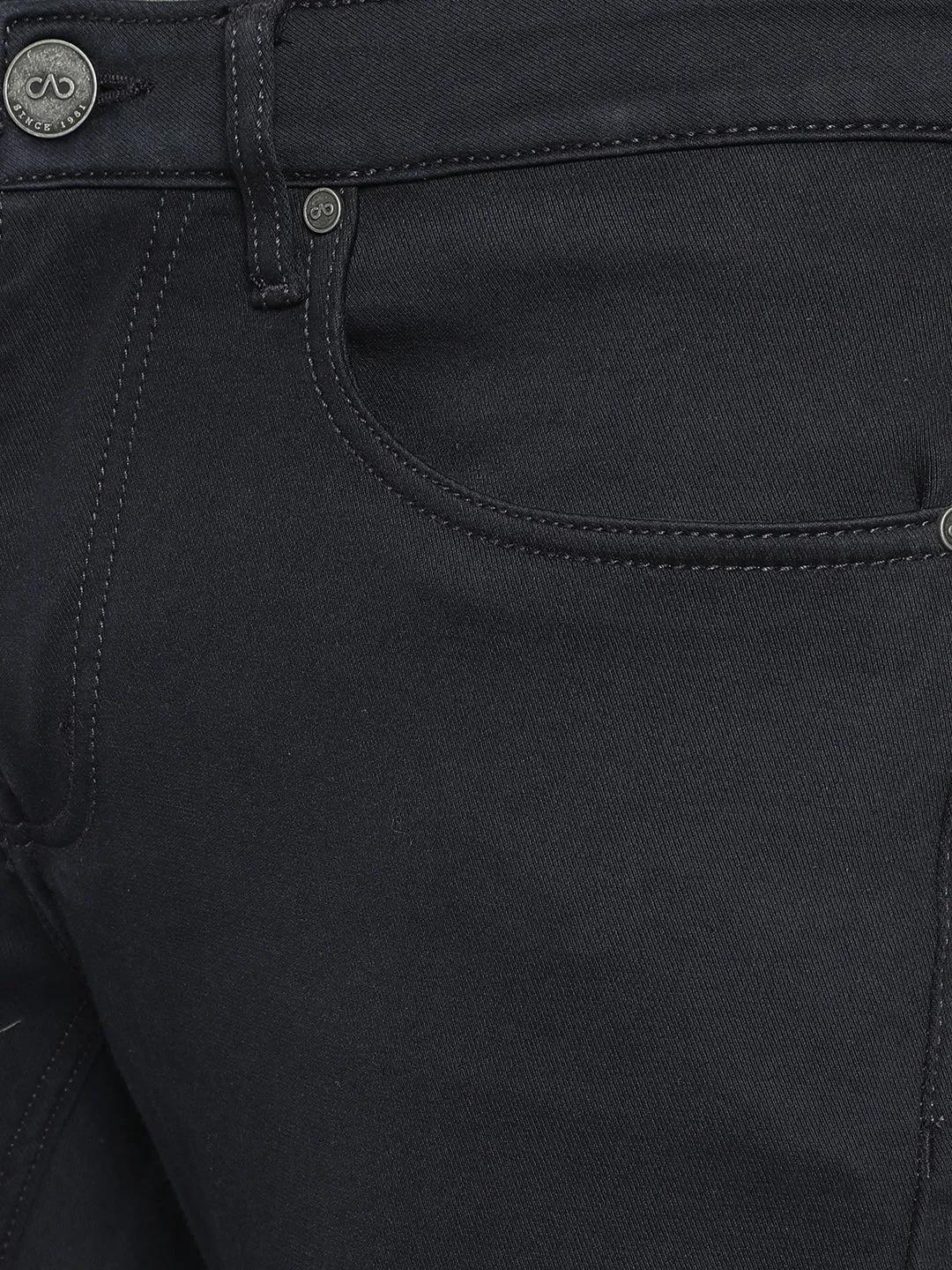 Navy Blue Washed Slim Fit Jeans | JadeBlue