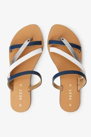 Next Navy Strappy Girls / Womens Sandals