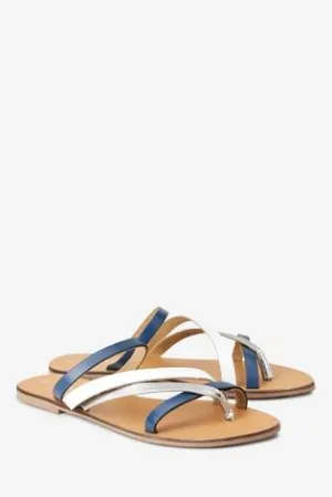 Next Navy Strappy Girls / Womens Sandals