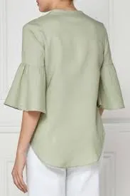 Next Sage Linen Womens Shirt