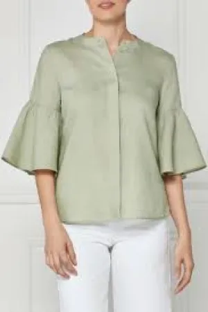 Next Sage Linen Womens Shirt