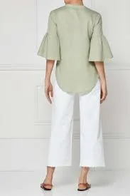 Next Sage Linen Womens Shirt