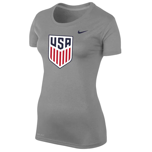 Nike Womens United States Legend T-Shirt (Dark Heather)