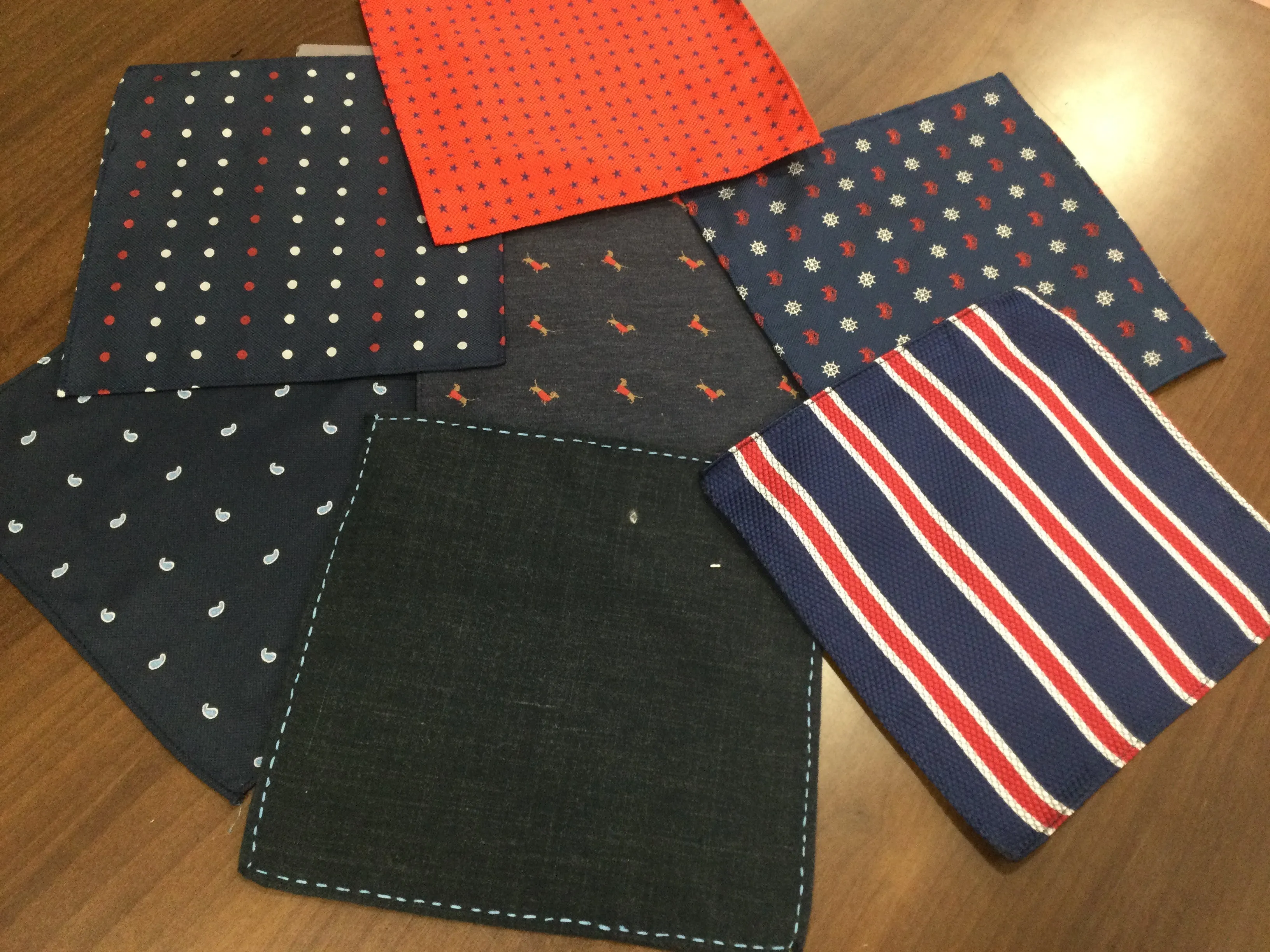 One Varone Boys Pocket Squares