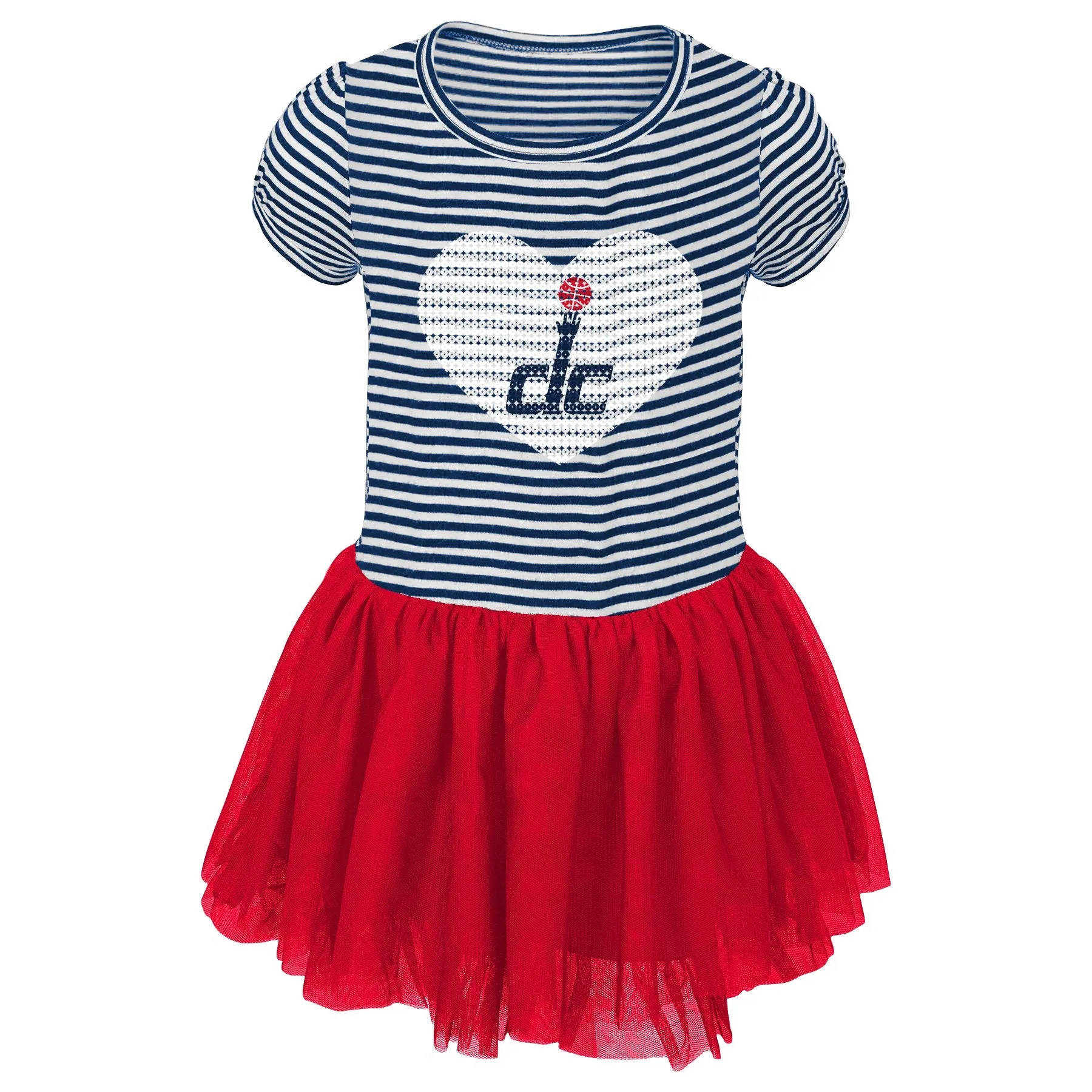 Outerstuff NBA Toddler Washington Wizards Sequin Tutu Dress