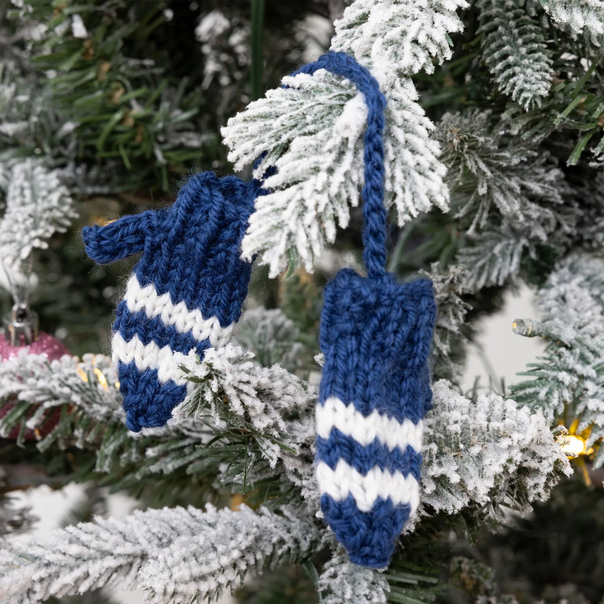 Patons Knit Adorable Mini Holiday Ornaments