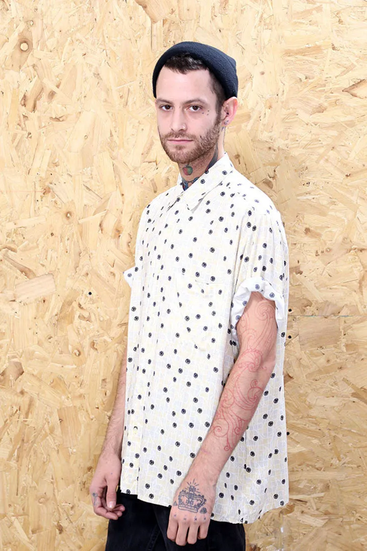 Printed Shirt With Polka Dots