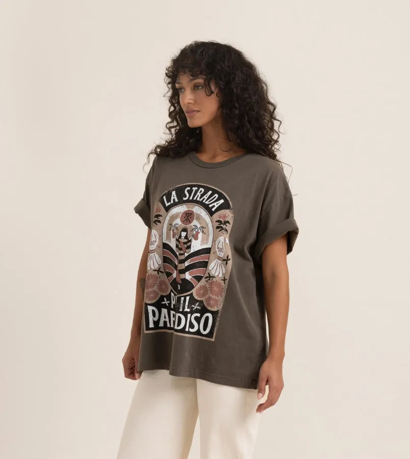 Road To Paradise Oversized Premium Tee