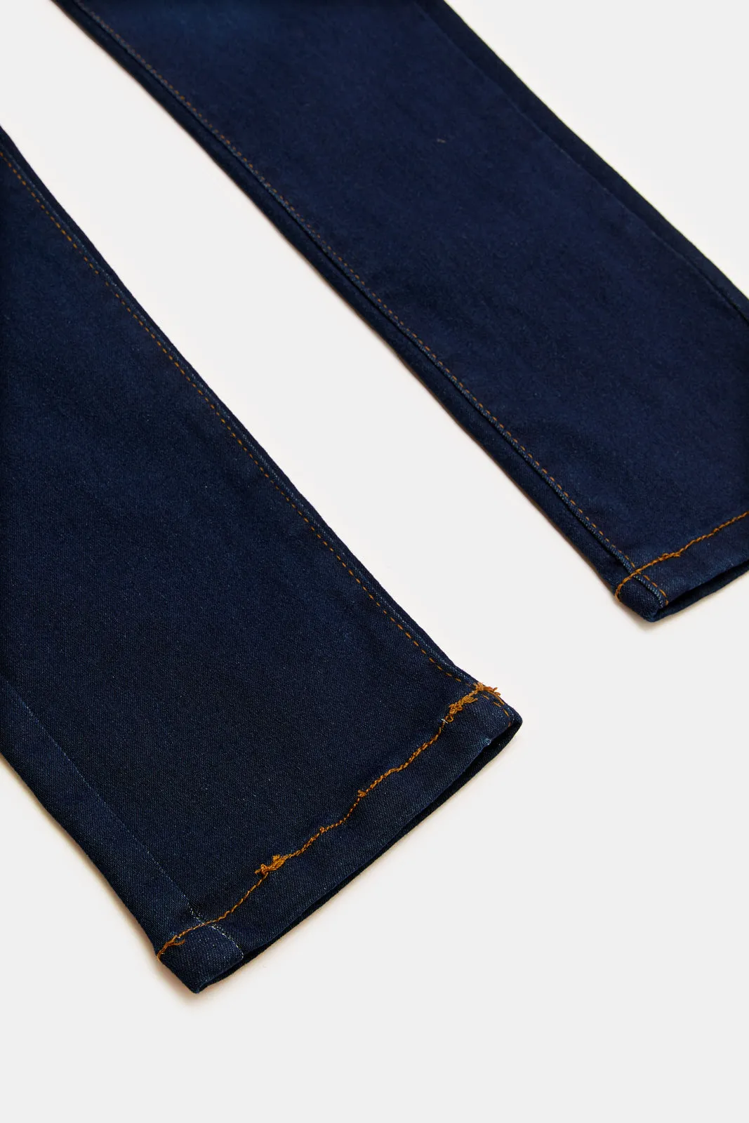 Senior Boys Navy Basic Jeans