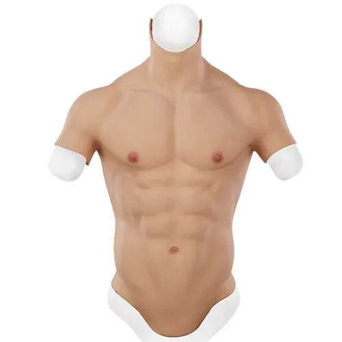 Silicone Fake Muscle Belly Body Chest for Cosplayers