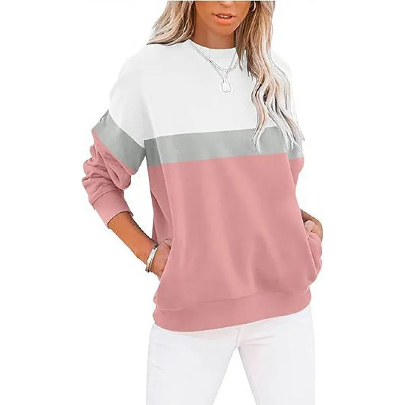 Sports Sweater Round Neck Casual Pullover