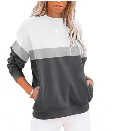 Sports Sweater Round Neck Casual Pullover