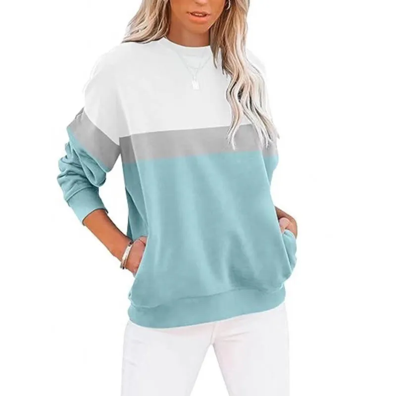 Sports Sweater Round Neck Casual Pullover