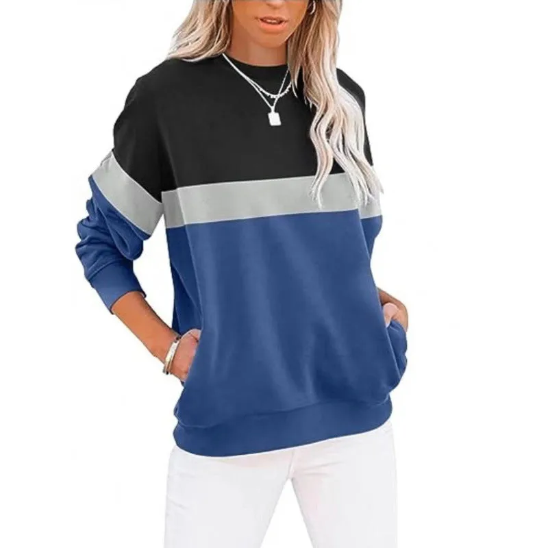 Sports Sweater Round Neck Casual Pullover