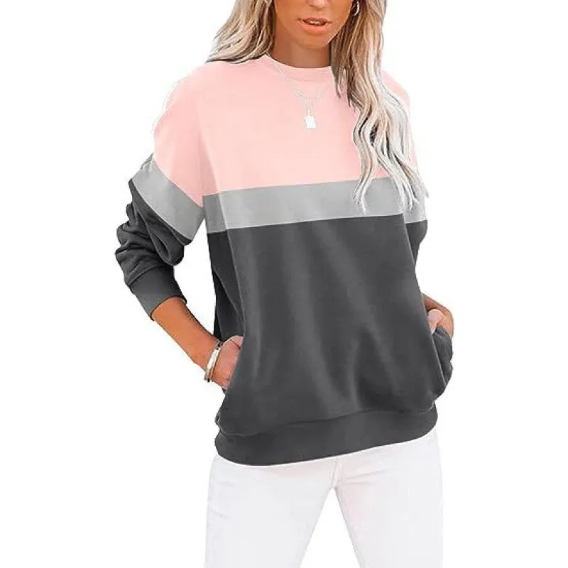 Sports Sweater Round Neck Casual Pullover