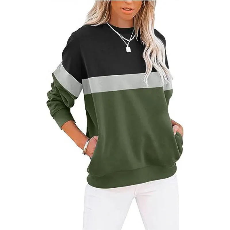 Sports Sweater Round Neck Casual Pullover