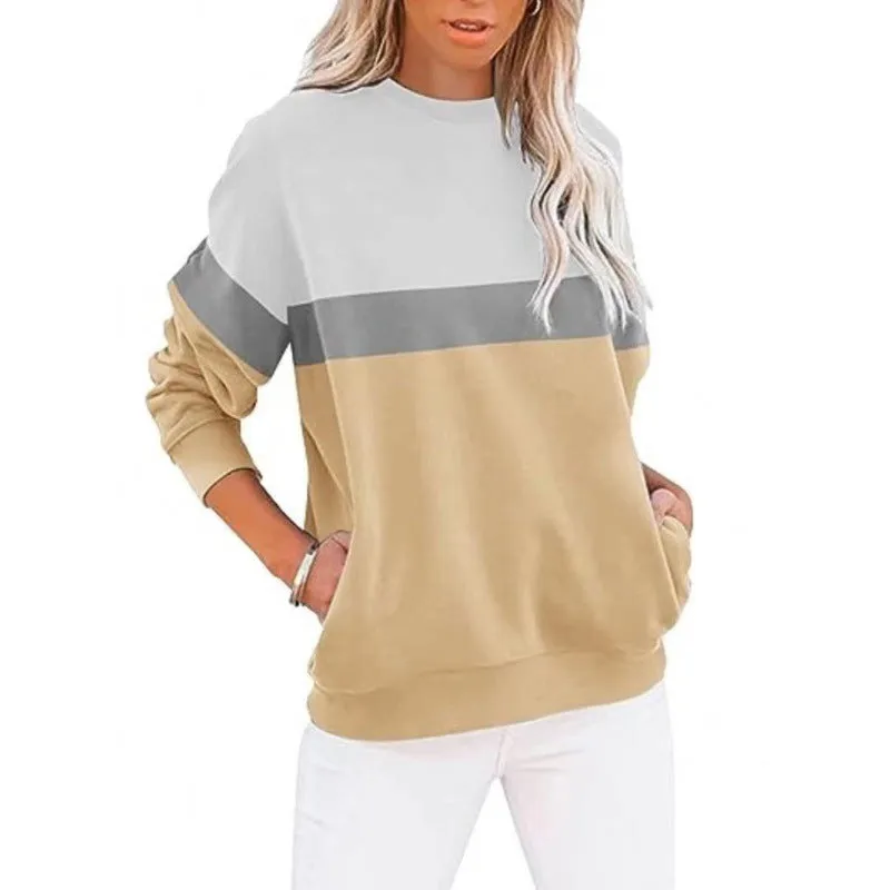 Sports Sweater Round Neck Casual Pullover