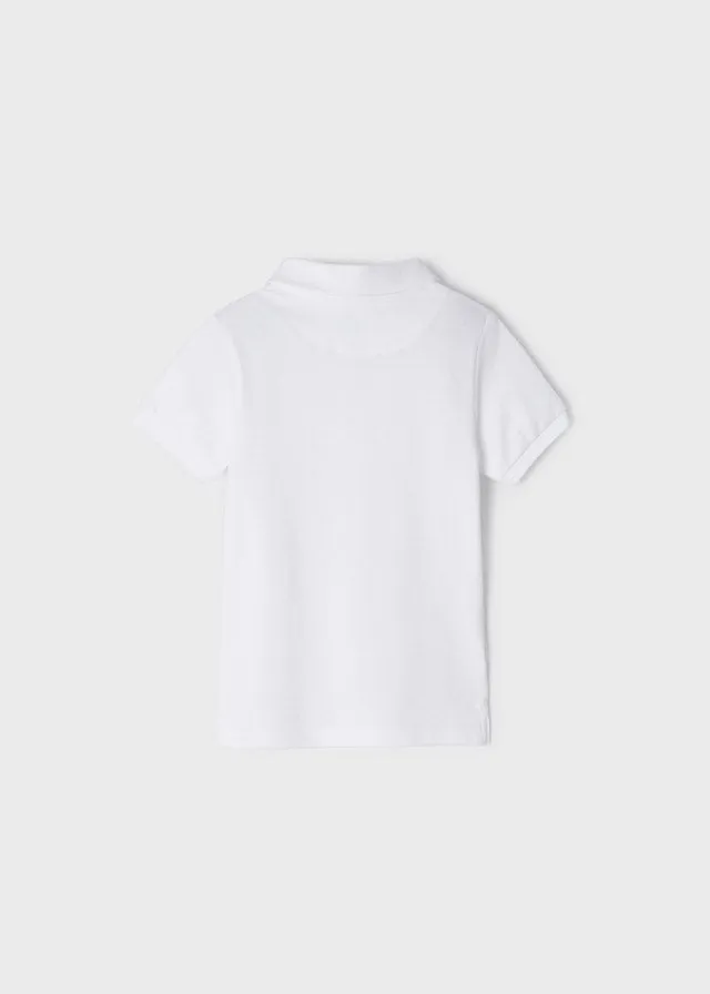 SS22 Mayoral Boys White Polo Top 150