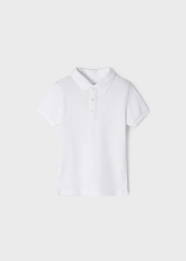 SS22 Mayoral Boys White Polo Top 150