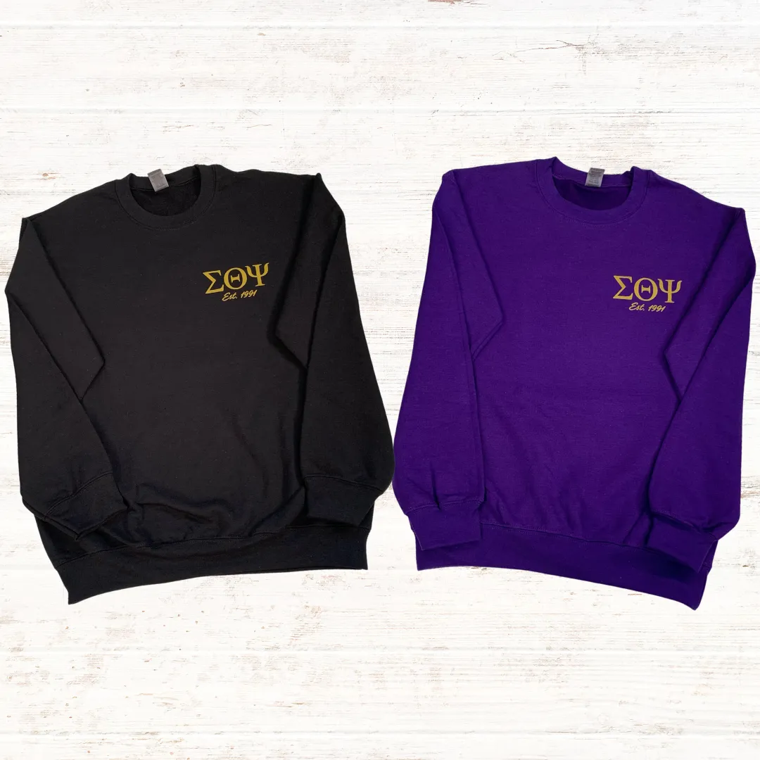 STP Crest Crewneck Sweaters