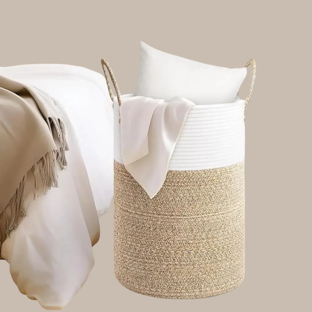 Stylish Woven Laundry Bin