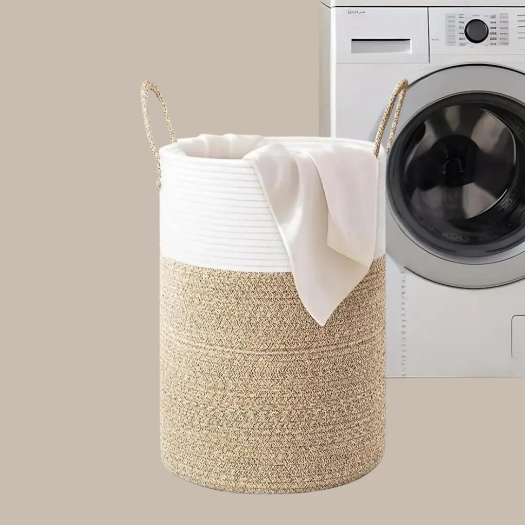 Stylish Woven Laundry Bin