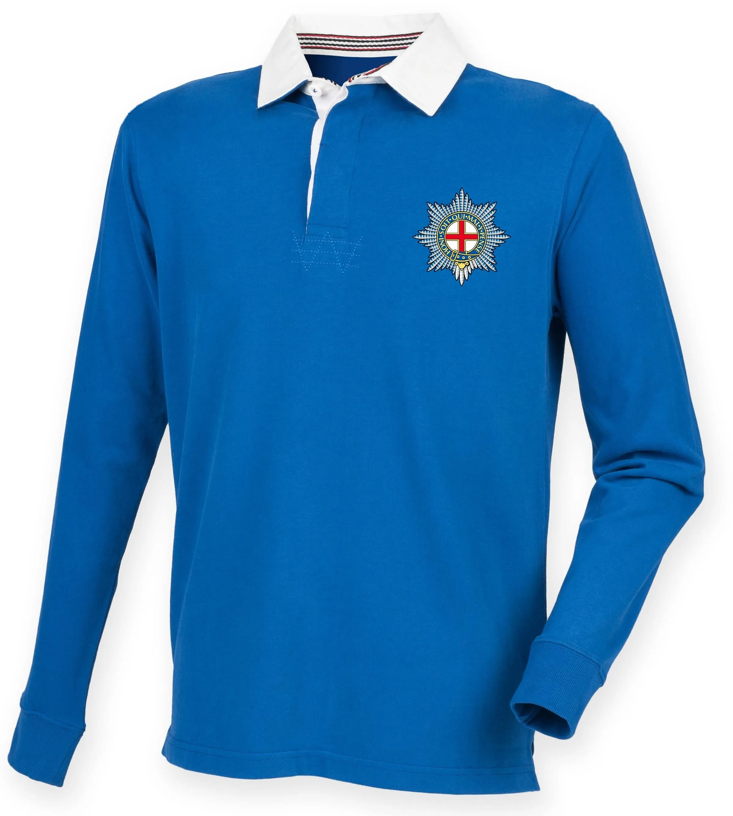 The Coldstream Guards Premium Superfit Embroidered Rugby Shirt