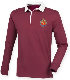 The Welsh Guards Premium Superfit Embroidered Rugby Shirt