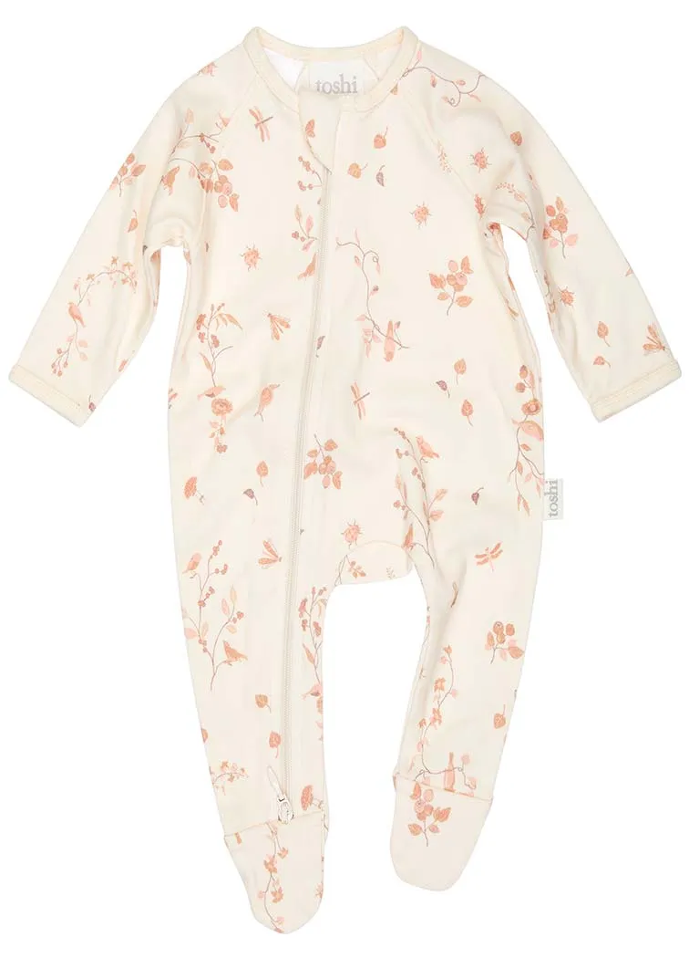 Toshi Onesie Long Sleeve Classic Songbirds