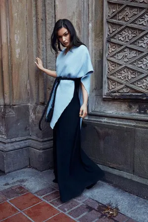 VOZ Mid Length Duster in Carolina Blue