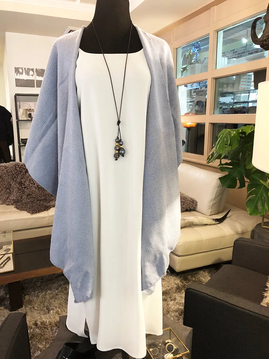 VOZ Mid Length Duster in Carolina Blue