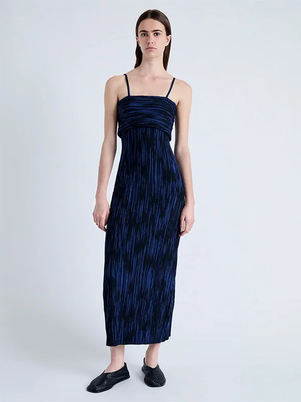 Ward Knit Dress in Navy/Black