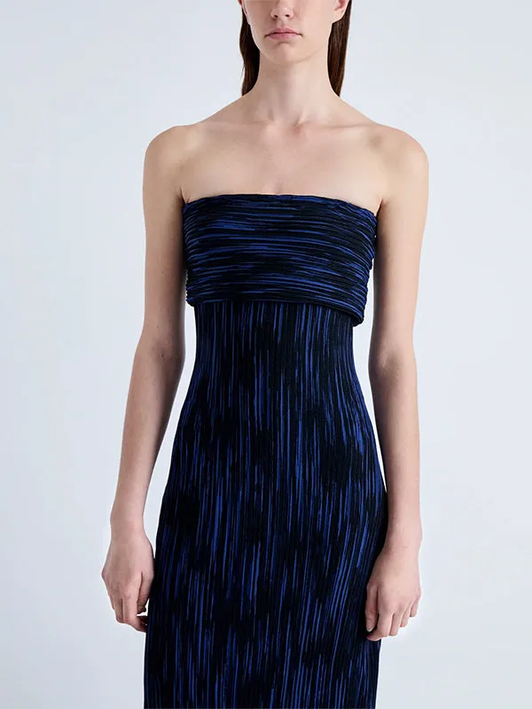 Ward Knit Dress in Navy/Black