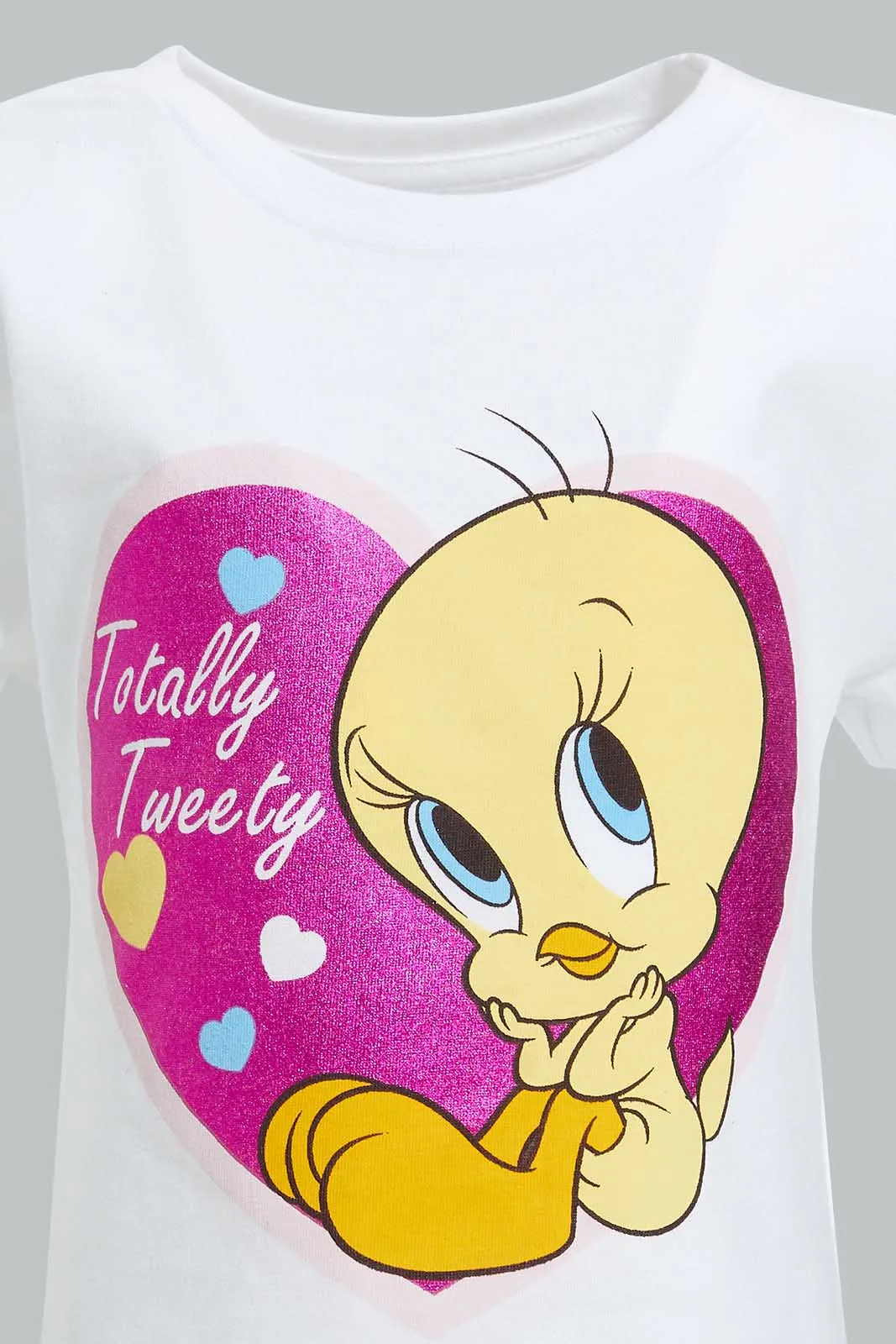 White Tweety T-Shirt For Baby Girls