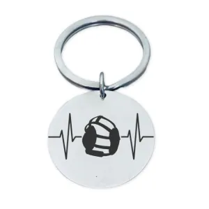 Wrestling Heartbeat Keychain